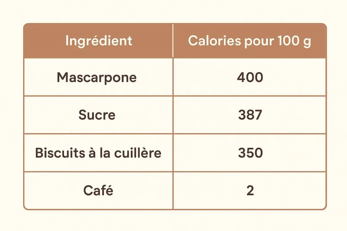 Tout savoir sur la nutrition tiramisu